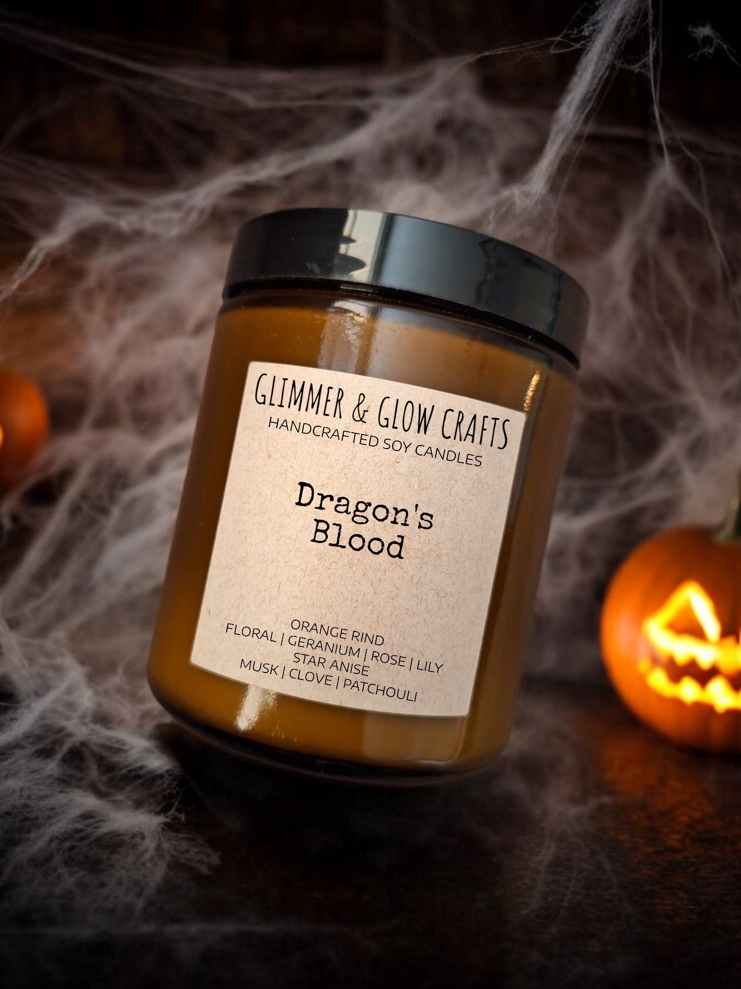 Dragon's Blood Candle | 8 oz
