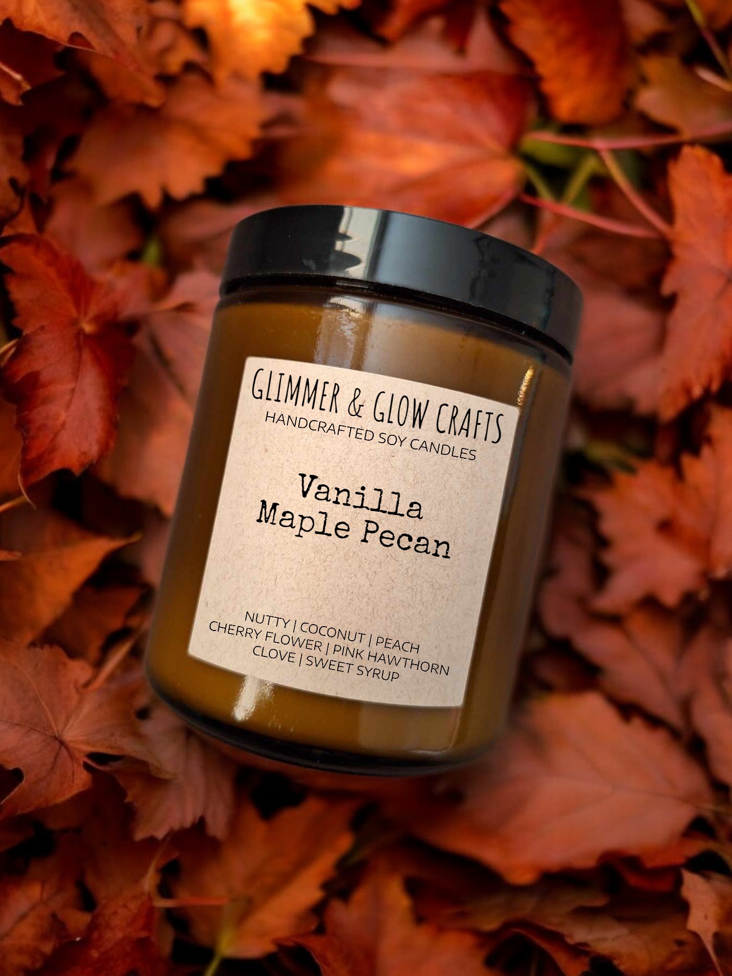 Vanilla Maple Pecan Candle | 8 oz